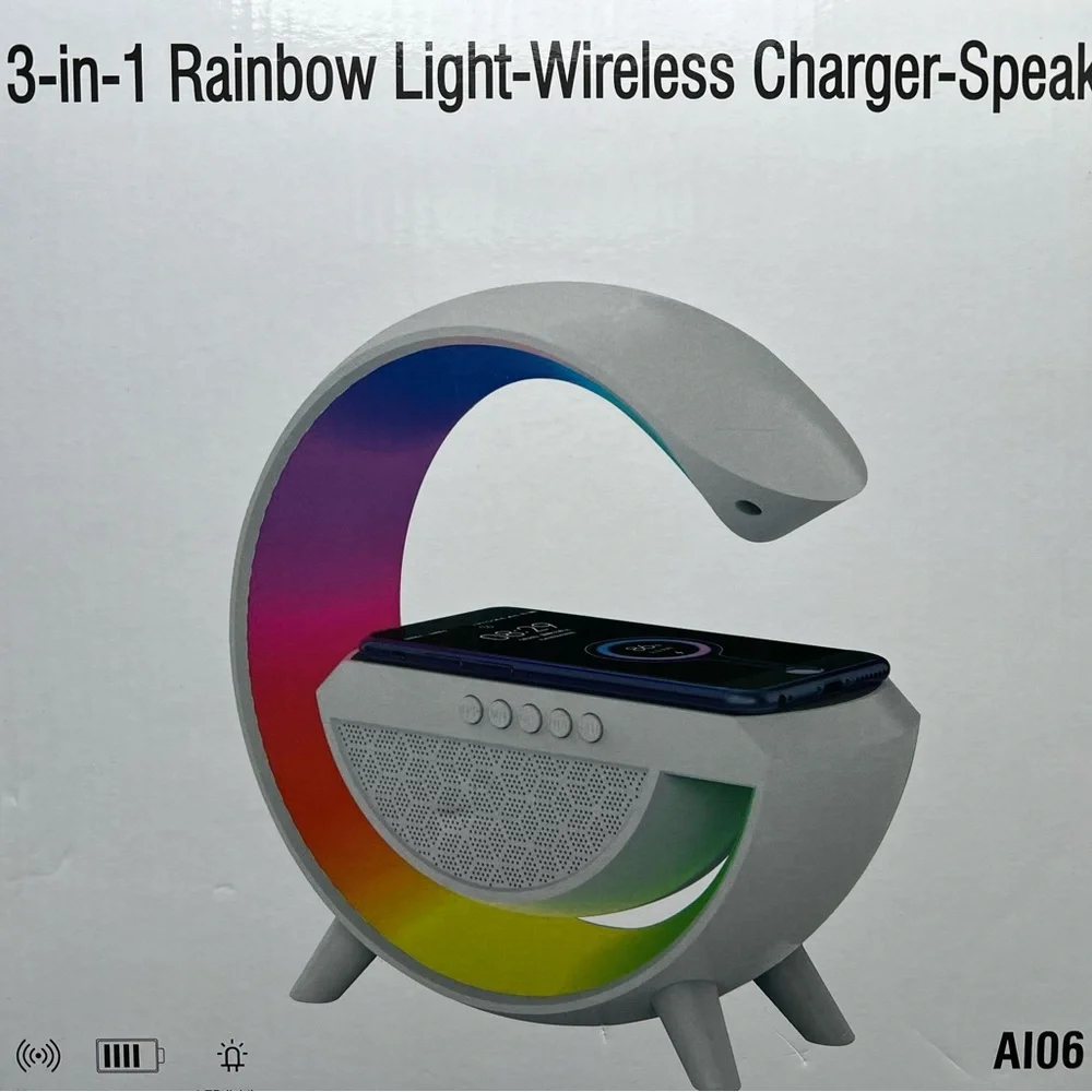 NEW in BOX - Delxo Wireless Speaker with Phone Charger